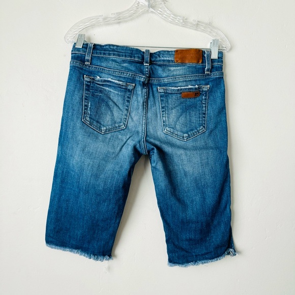 Joe's Jeans Raw-Hem Boyfriend Bermuda Short woman’s 28 - Picture 6 of 10